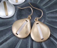 Sierra Gold Teardrop Earrings