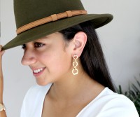 Dolce Vita Gold Chain Earrings