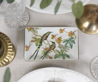 Emerald Hummingbird Trinket Dish