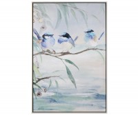 Forest Fairywrens II Framed Canvas Painting