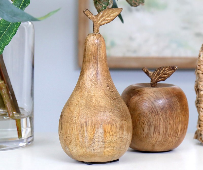 Bramley Handcrafted Wooden Pear
