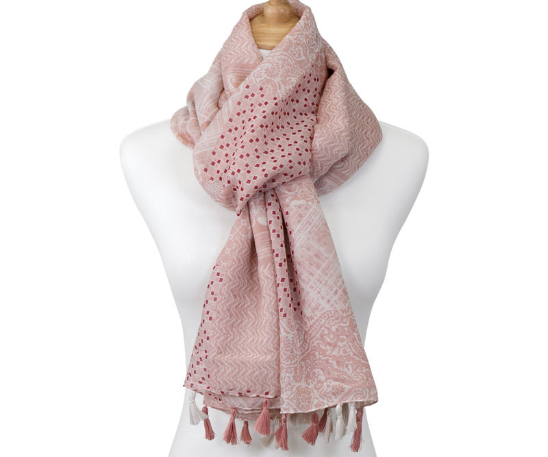 Alyssa Dusty Pink Scarf