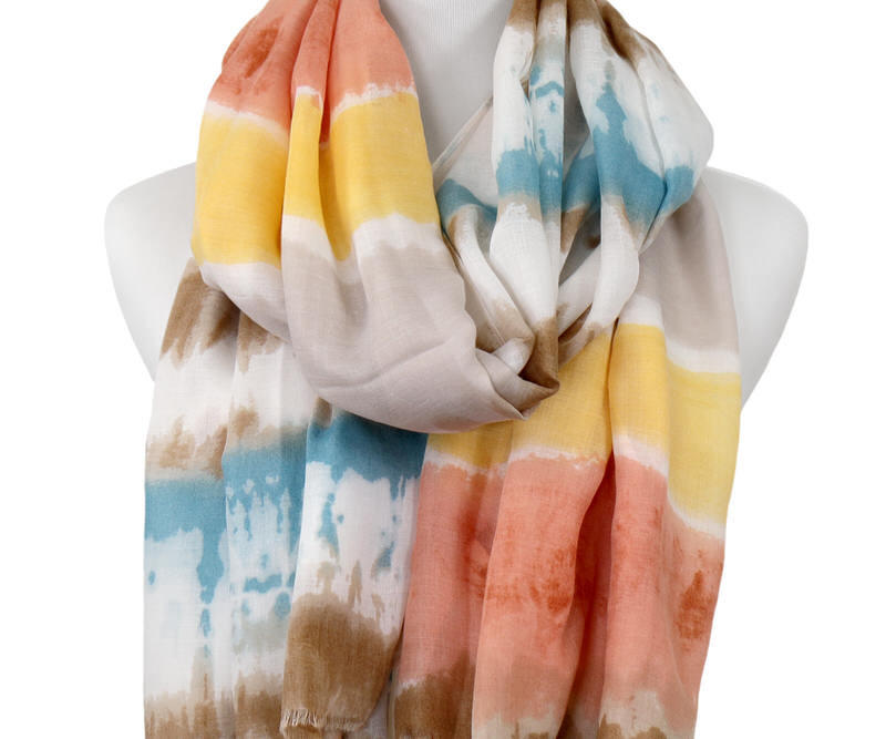 Courtney Sorbet Watercolour Scarf