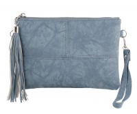 Marbella Denim Blue Clutch / Crossbody Bag