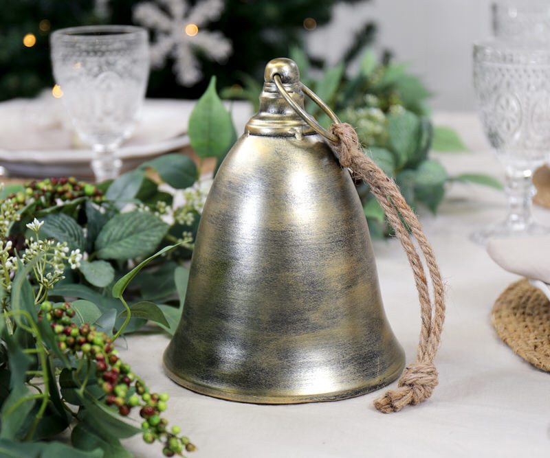 Large Canterbury Gold Vintage Bell