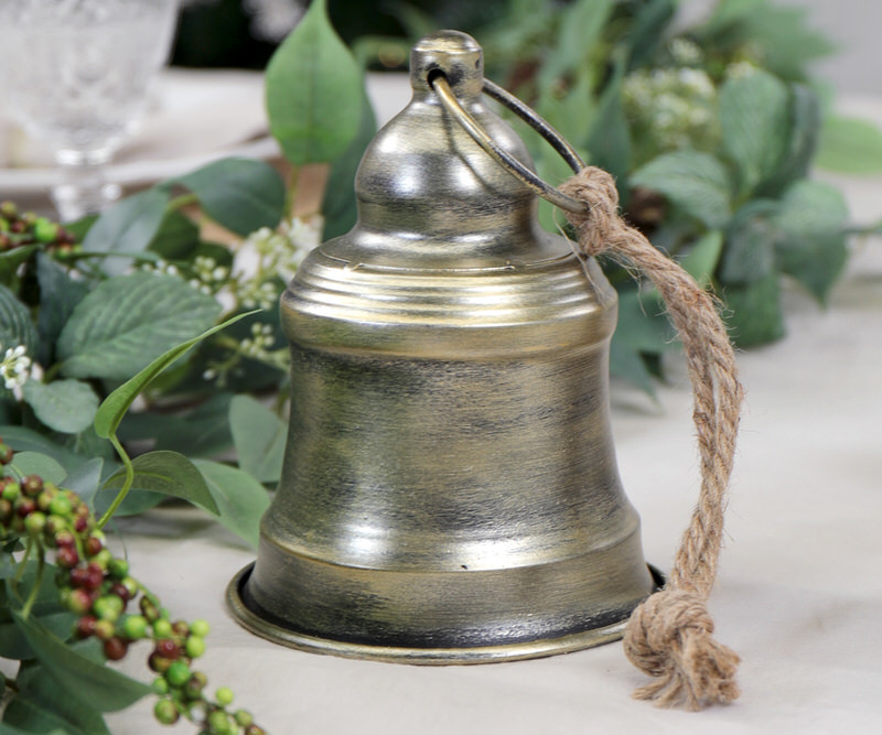 Small Canterbury Gold Vintage Bell
