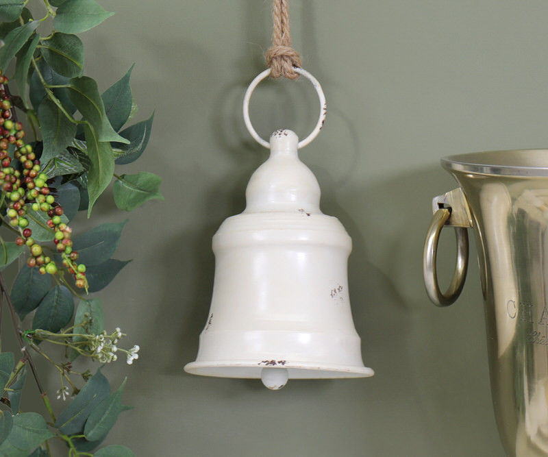 Small Maidstone White Vintage Bell