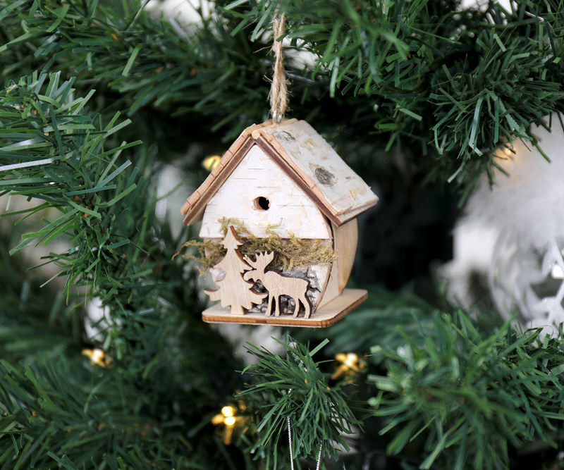 Woodcutter's Hut II Tree Decoration