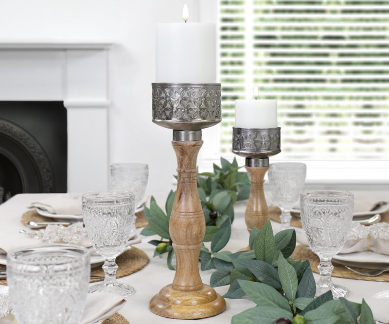 Tall Brompton Candle Holder - 35cm