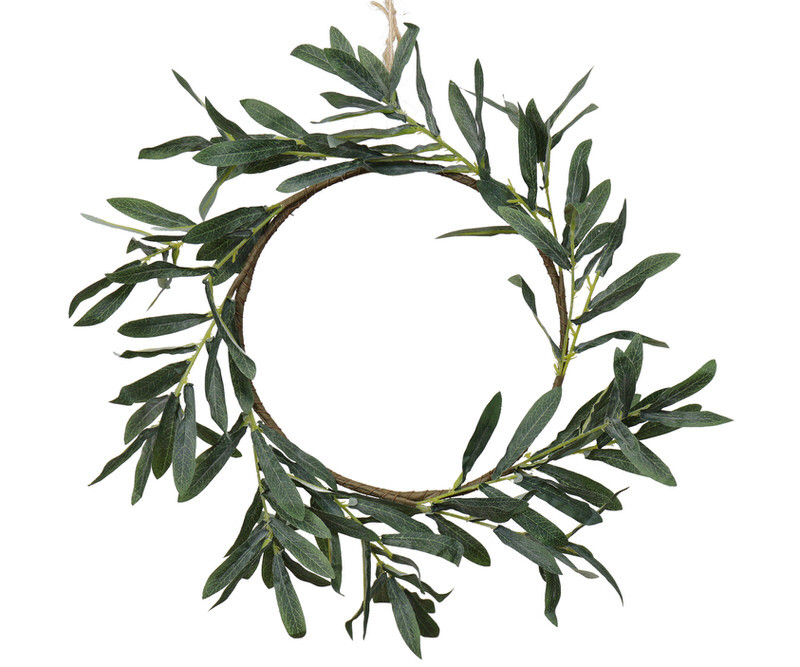 Tuscan Olive Leaf Christmas Wreath