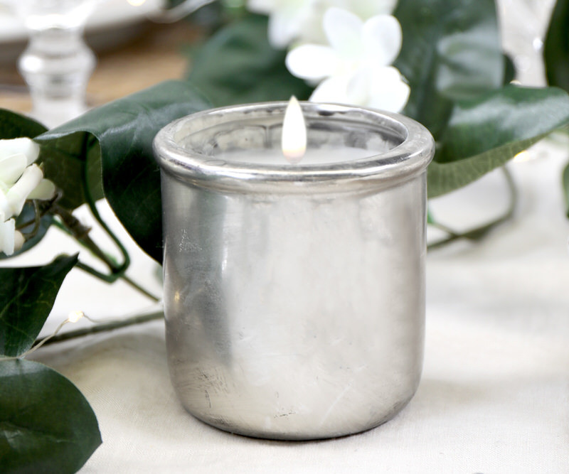 Luxborough Silver Tealight Candle