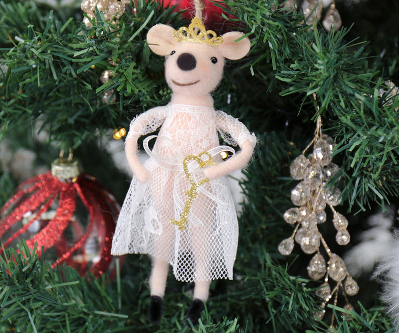 Princess Clara Felt Mouse Decoration