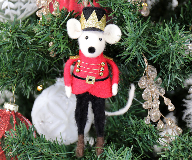 Prince George Felt Mouse Tree Decoration