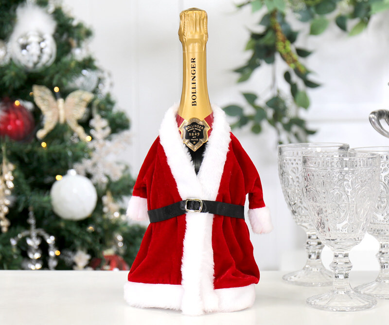 Santa Bottle Cover - Christmas Bottle Gifting