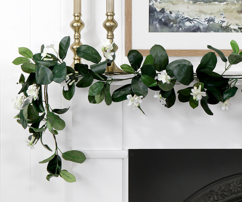 Lucia White Jasmine Garland - 180cm