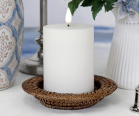 Coco Brown Rattan Coaster / Candle Plate