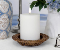 Coco Brown Rattan Coaster / Candle Plate