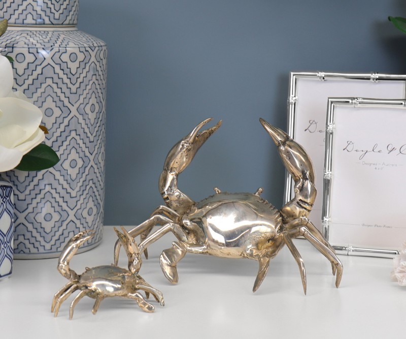 Silver Crab Large - Home Decor Online - New Arrivals