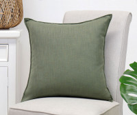 Sage Green Cushion - Herringbone - Green Cushions