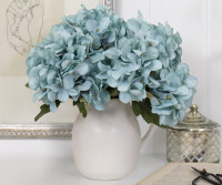 Set 3 Soft Blue Hydrangea Stems