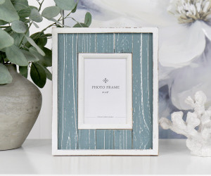 Saltwater Washed Blue Photo Frame - 4x6