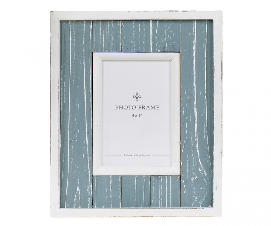 Saltwater Washed Blue Photo Frame - 4x6