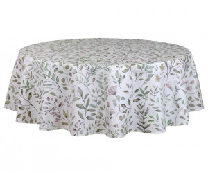 180cm Primavera Wipe-Clean Round Tablecloth