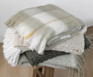 Alfie Tartan Wool Blend Throw Blanket