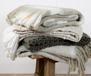 Jonah Olive Green Throw Blanket