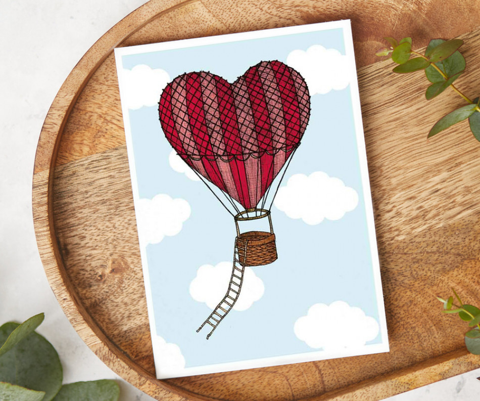 Sky Full of Love Greeting Card