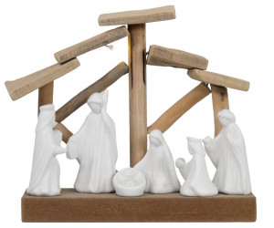 Peace On Earth Nativity Scene - LED Light