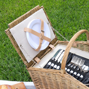 Richmond 4 Person Picnic Basket, a practical basket for organising household items or creating a display