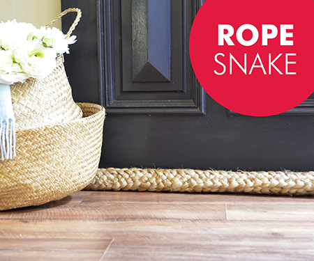 Plaited Rope Draught Stopper