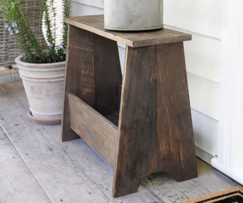 Stafford Wooden Porch Stool