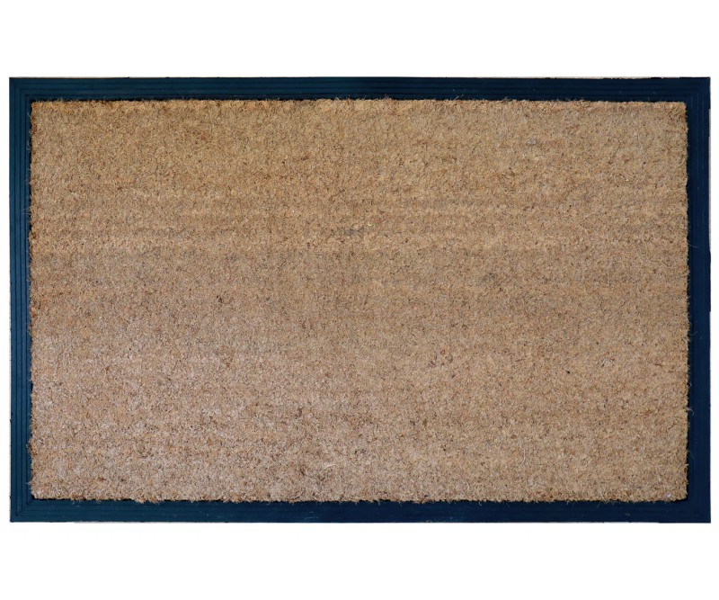 Rubber & Coir Plain Doormat - Large 90x60cm