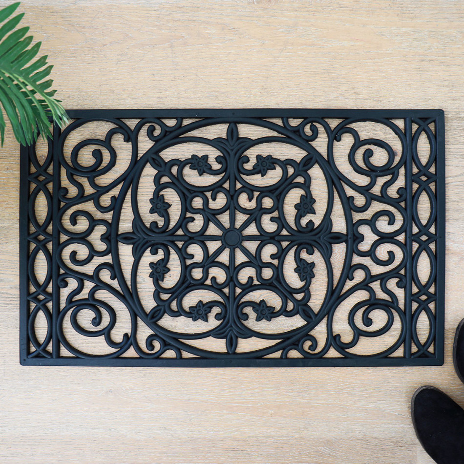 Henderson Rubber Wrought Iron Doormat