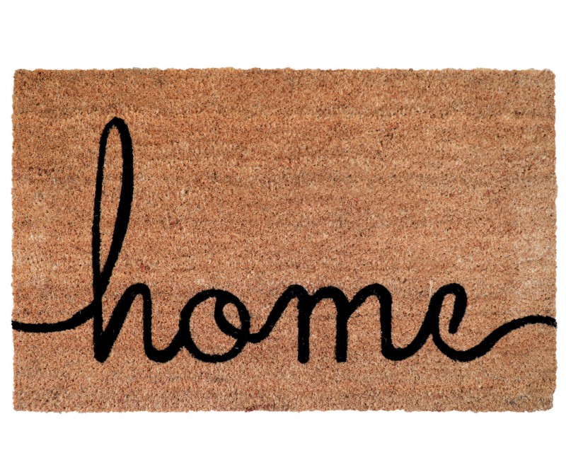 Home Script Regular Doormat PVC Backed