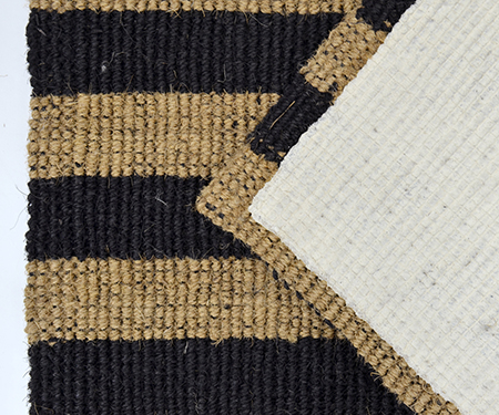 Chunky Black Stripe indoor Mat