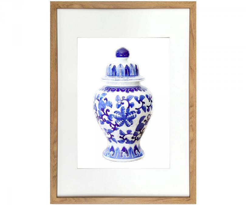 Clifton Ginger Jar Print - Framed