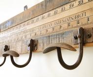 Yardstick 4 Hook Coat Rack