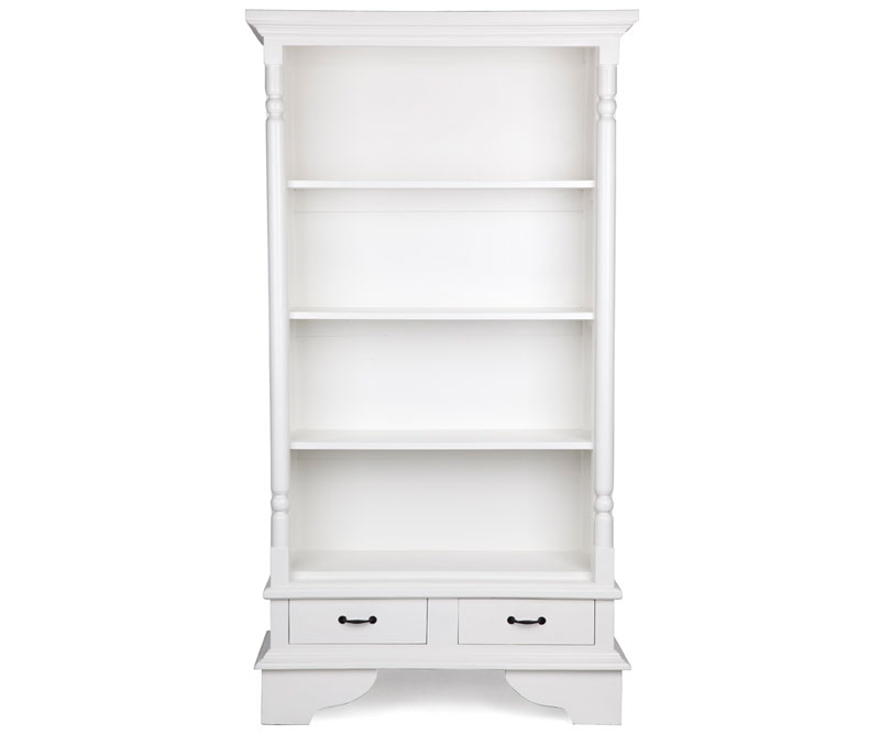 Hampton Classic White Library Bookshelf