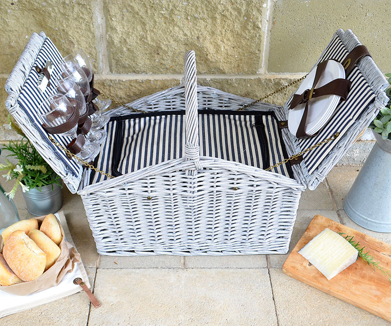 Picnic baskets rugs and outdoor entertaining. Quality products