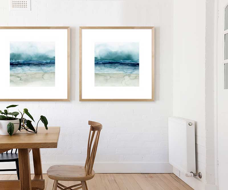 Mariner's Mist II Coastal Art Print Framed