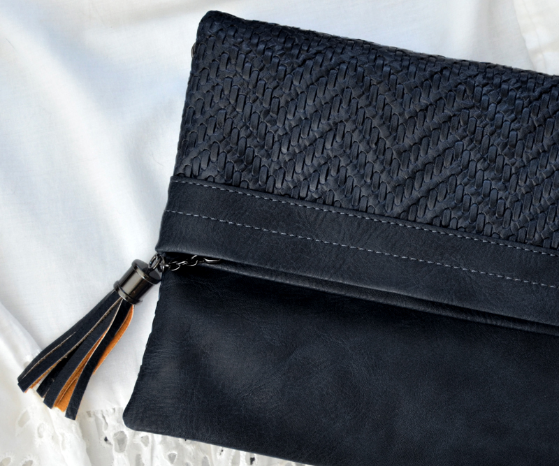 Coco Black Clutch Bag with Shoulder Strap