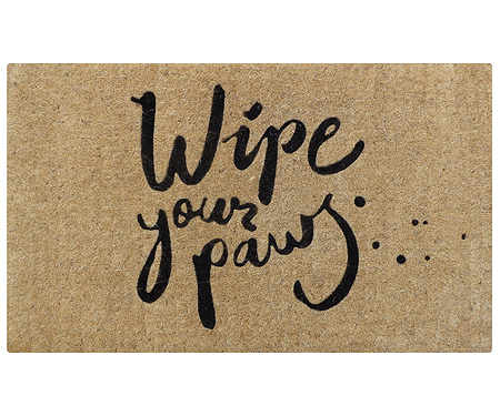 Wipe Your Paws Coir Doormat