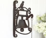 Bird Vintage Wall Bell - Large Cast Iron Doorbell