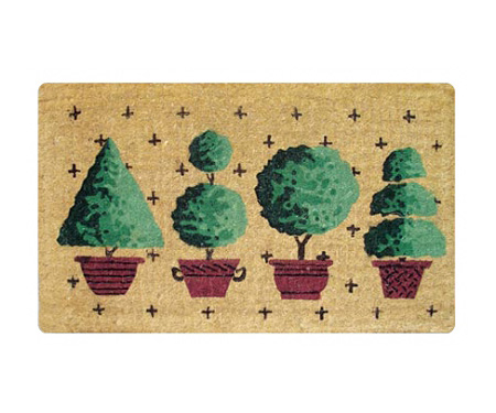 Classic Topiaries Regular Door Mat