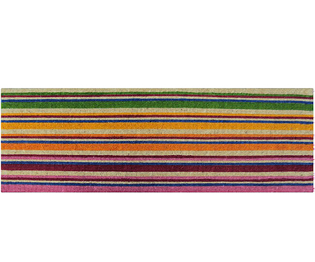 Horizontal Colour Stripes Long Door Mat