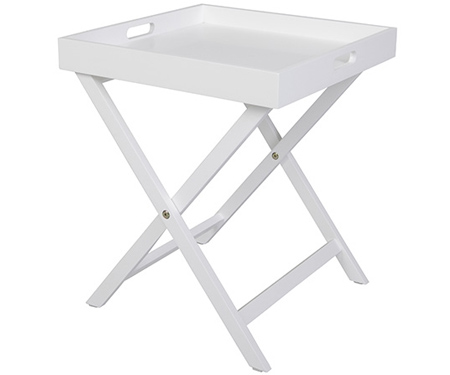 Butler's Tray Table Square White