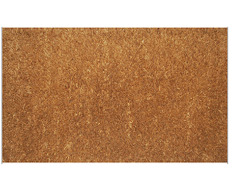 Plain Coir PVC Backed Doormat Regular